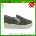 Vente en gros nouveau style Cool Style femmes hautes chaussures de toile de plate-forme